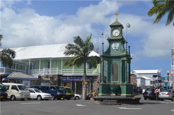 The Capital of St.Kitts - Basseterre