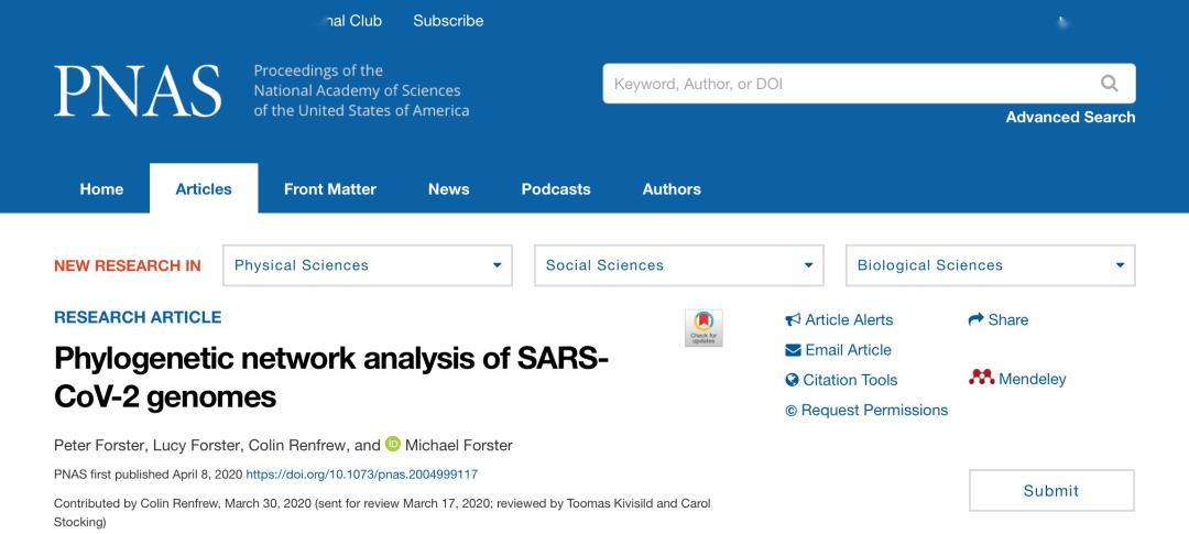 Study charts the 'incipient supernova' of SARS-CoV-2 through genetic mutations as it spread from China and Asia to Australia, Europe and North America. Researchers say their methods could be used to h